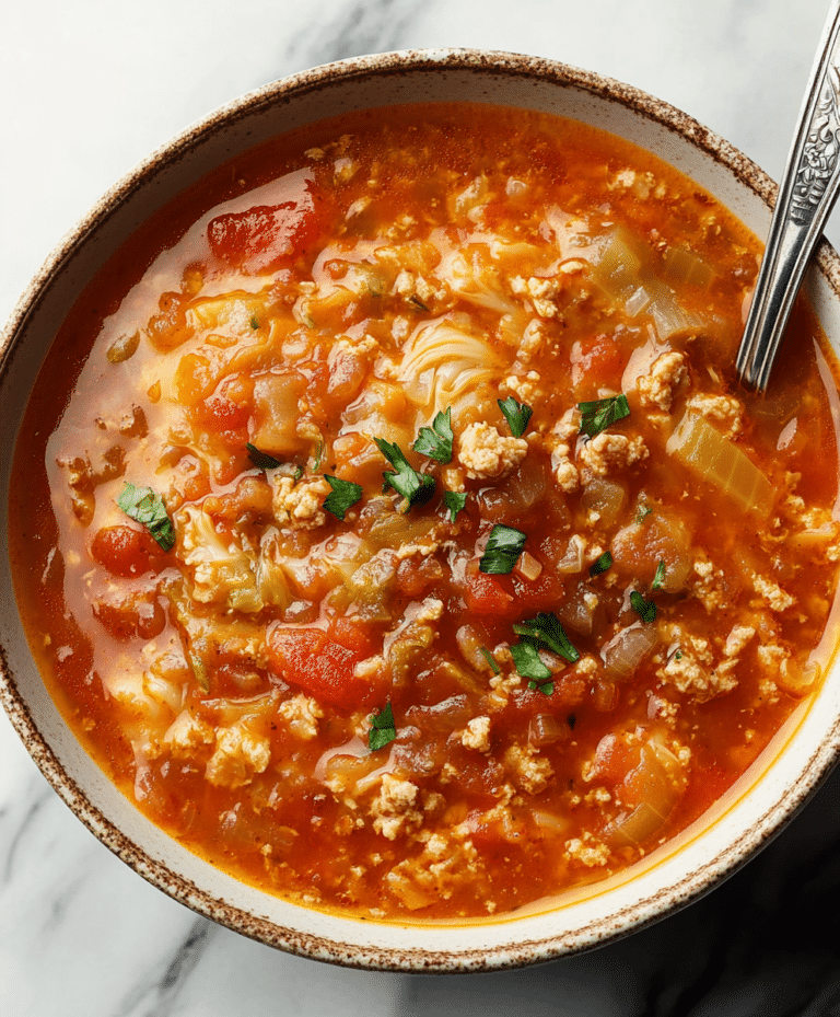 Cabbage Roll Soup Recipe