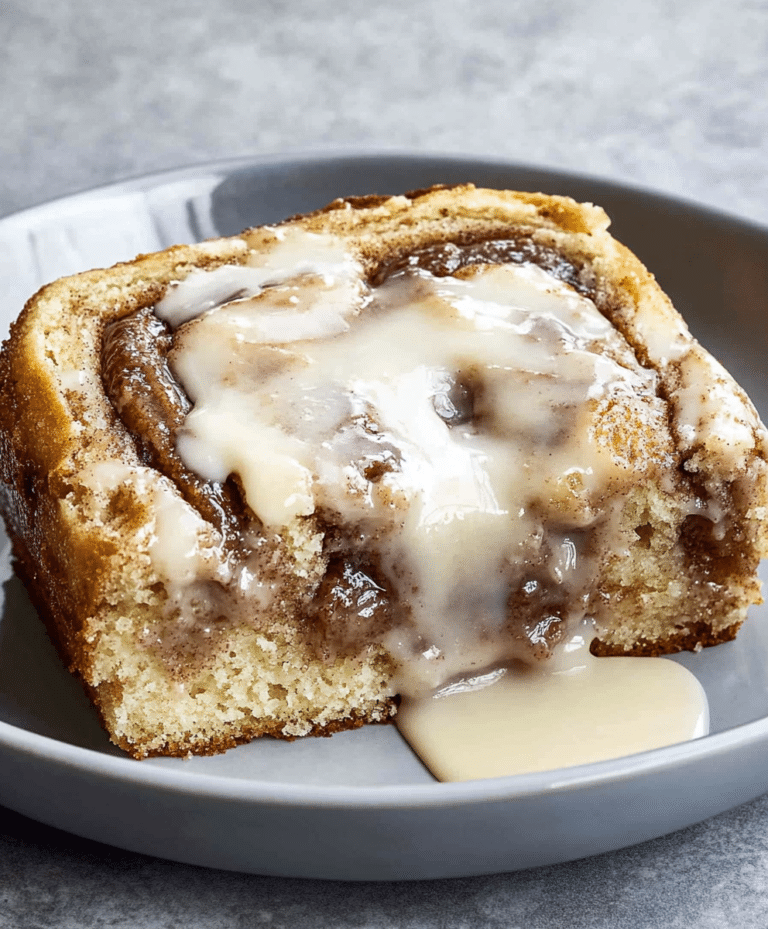 Cinnamon Roll Cake Recipe