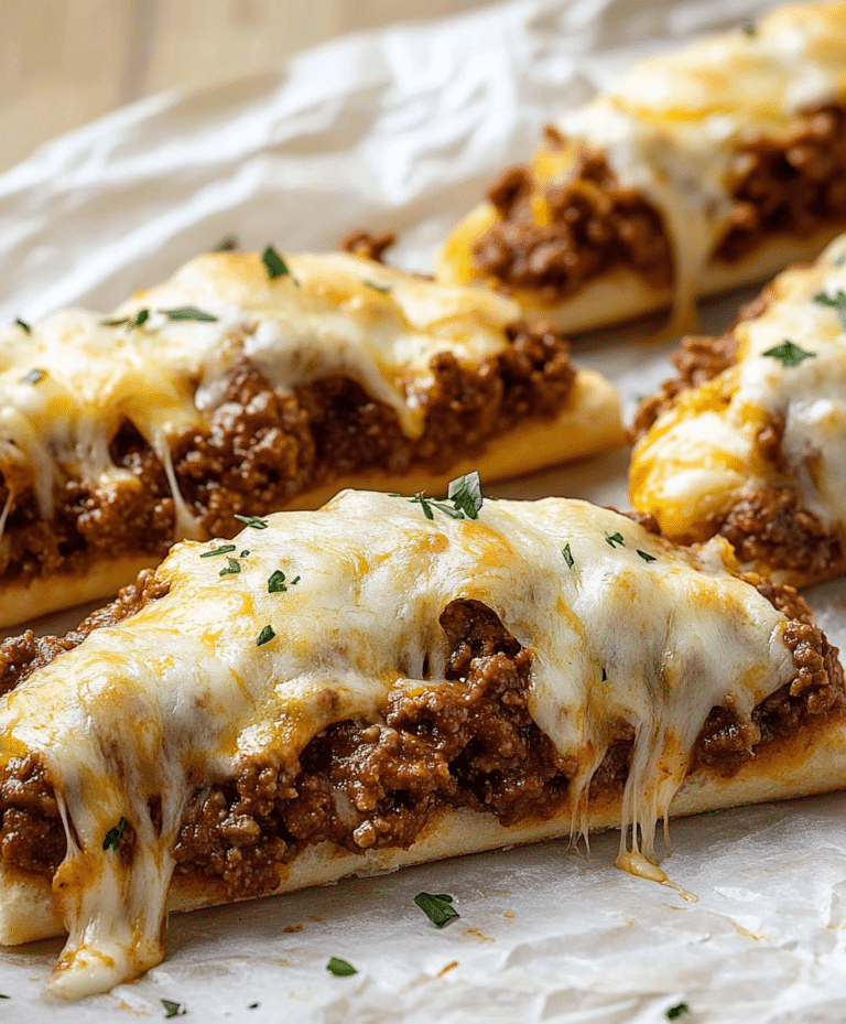 Garlic Bread Sloppy Joes Recipe