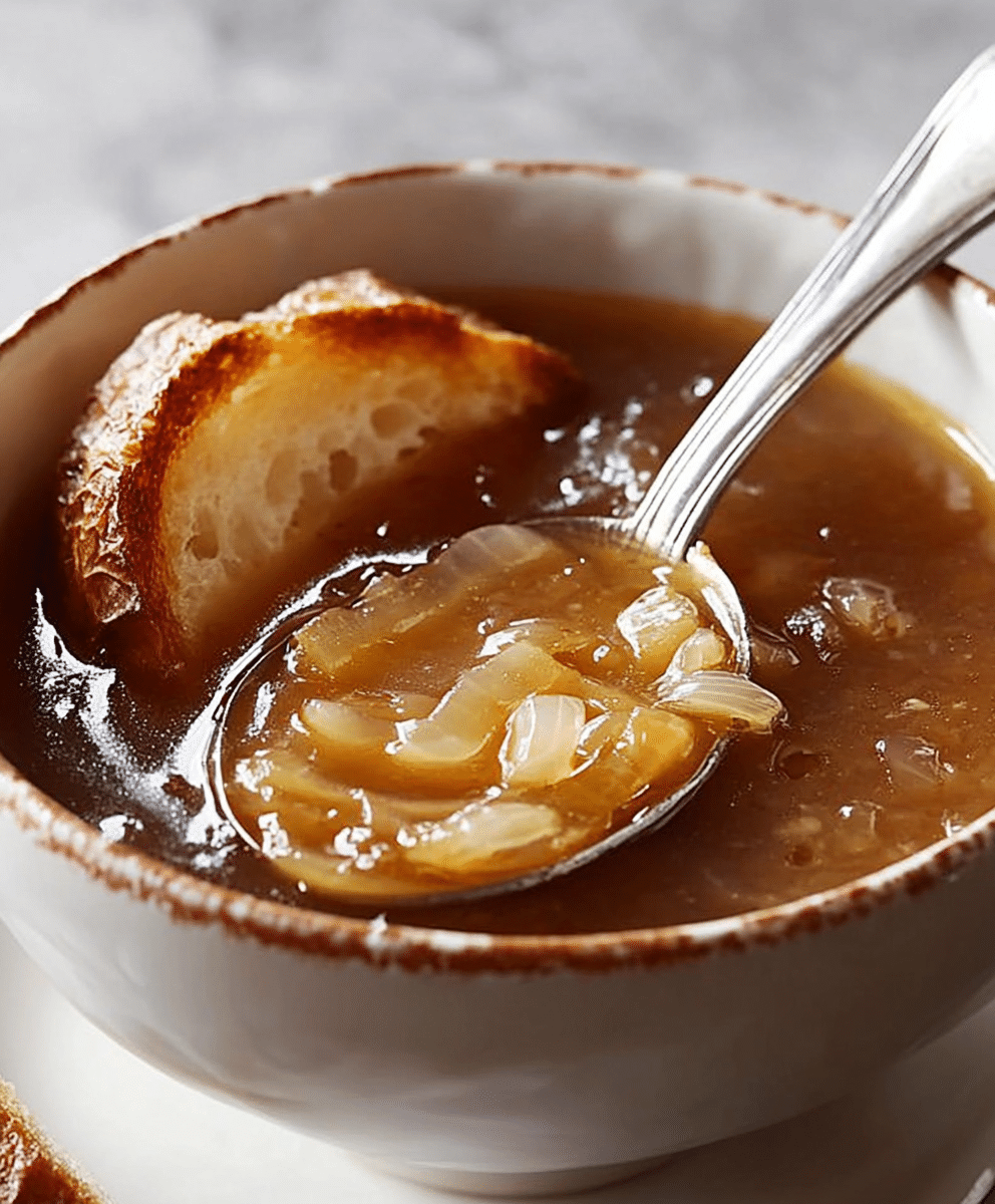 Slow Cooker French Onion Soup Recipe - Recipe Flash