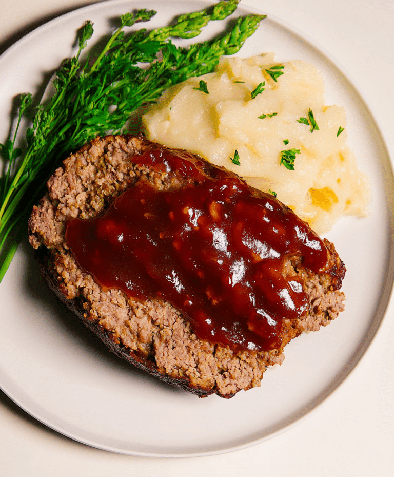 Best Classic Meatloaf With A Sweet And Tangy Glaze Recipe