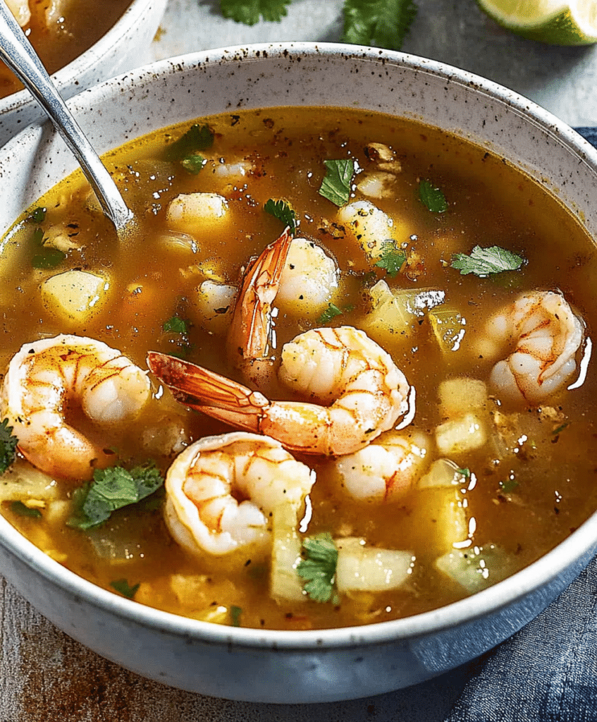 Caldo De Camaron (mexican Shrimp Soup) Recipe