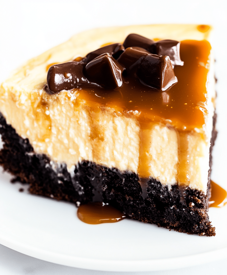 Caramel Brownie Cheesecake Recipe