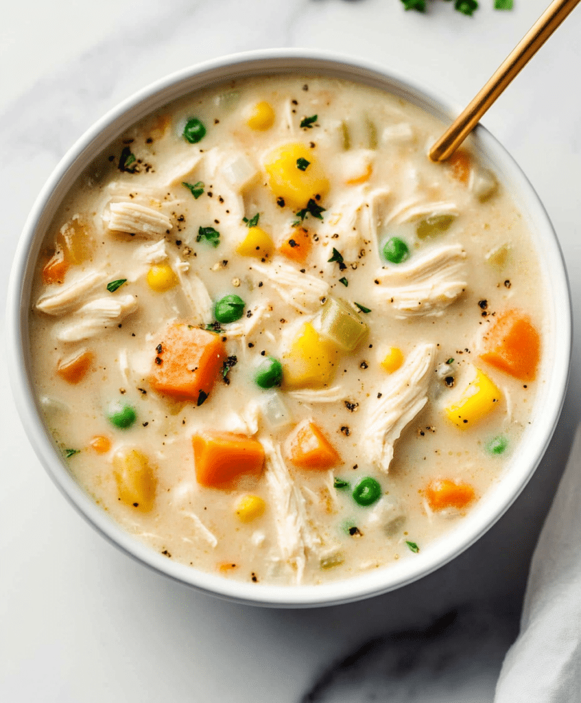 Chicken Pot Pie Soup Recipe