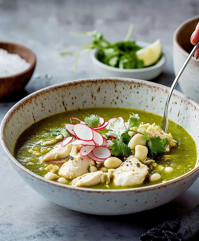 Chicken Pozole Verde: A Flavorful Mexican Comfort Food Recipe