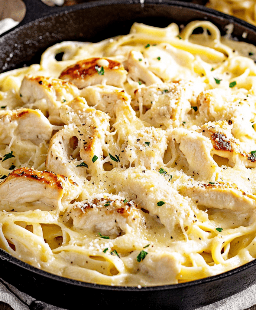 Creamy Garlic Parmesan Chicken Pasta Recipe