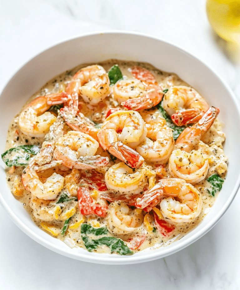 Easy Creamy Tuscan Shrimp Recipe