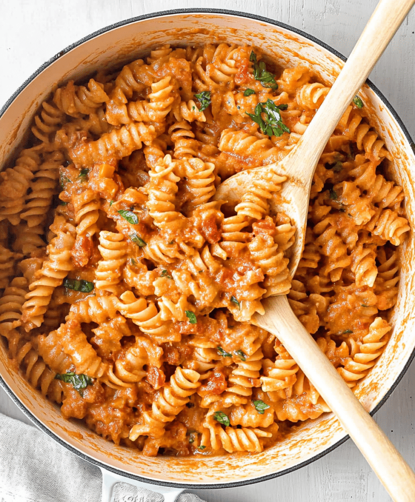 Easy One Pot Creamy Tomato Pasta Recipe