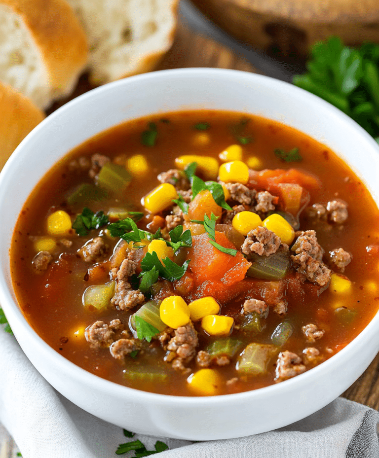 Hamburger Soup Recipe