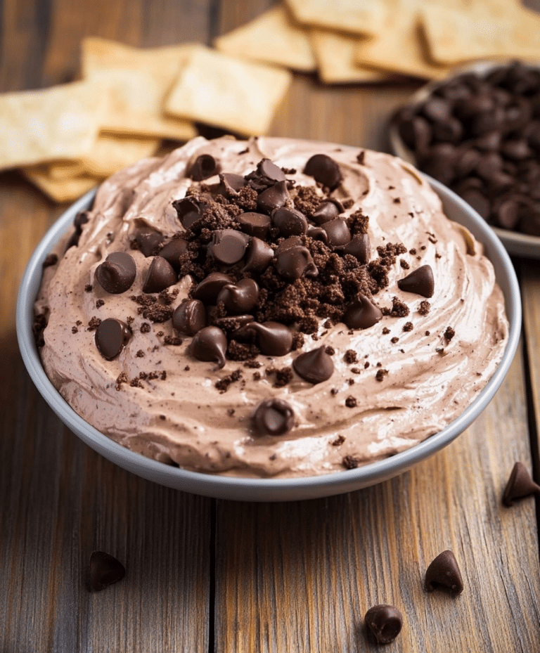 Luscious Brownie Batter Dip Recipe