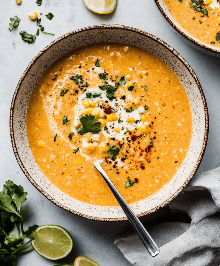 Mexican Street Corn Soup Recipe