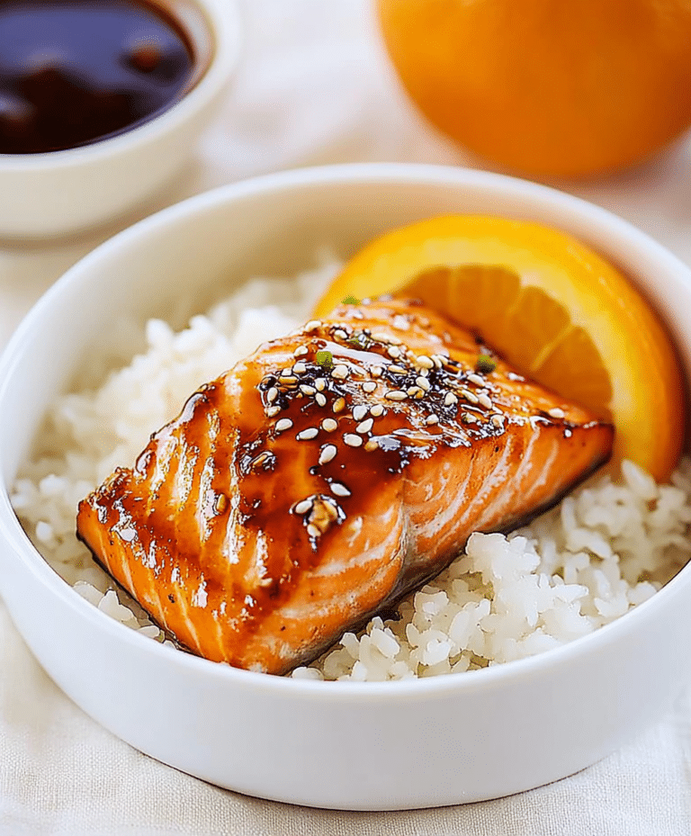 Orange Teriyaki Salmon Recipe