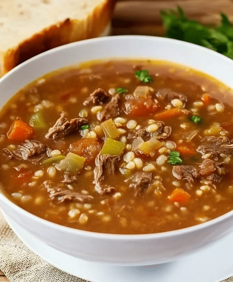 Pioneer Woman Beef Barley Soup Recipe