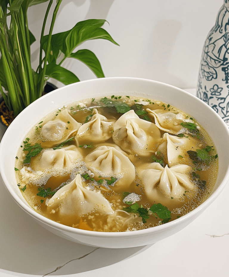 Quick & Easy Wonton Soup Recipe