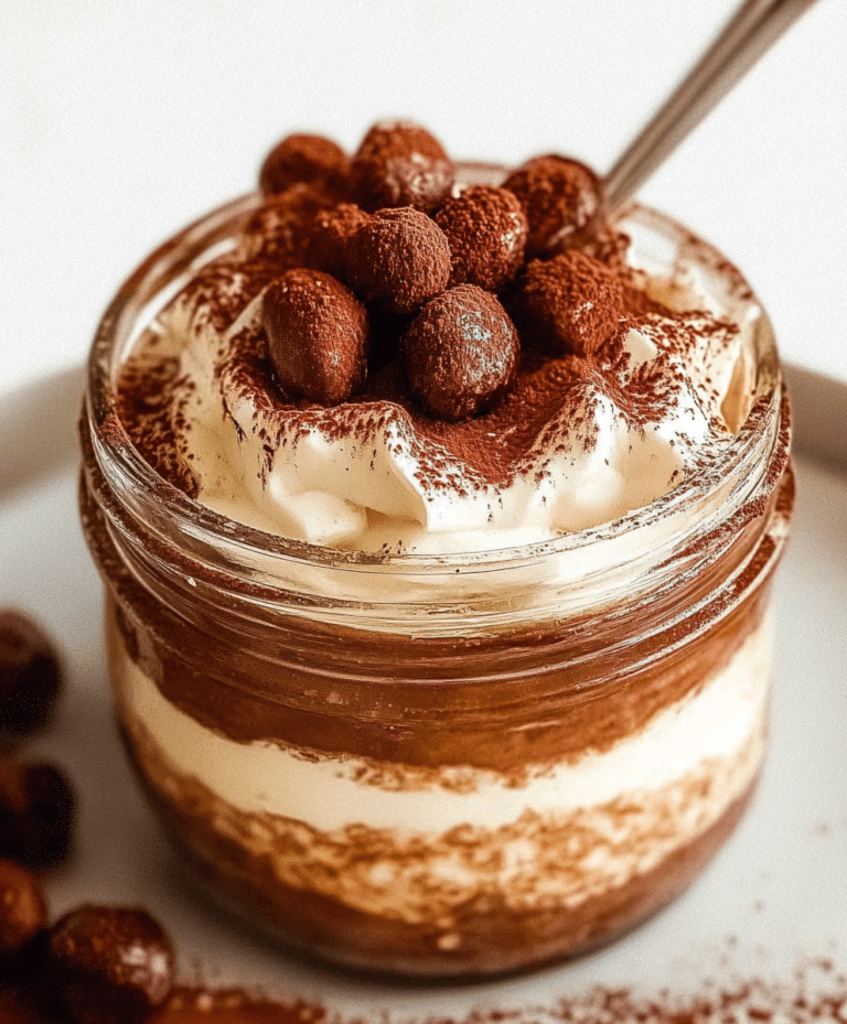 Tiramisu Overnight Oats Recipe