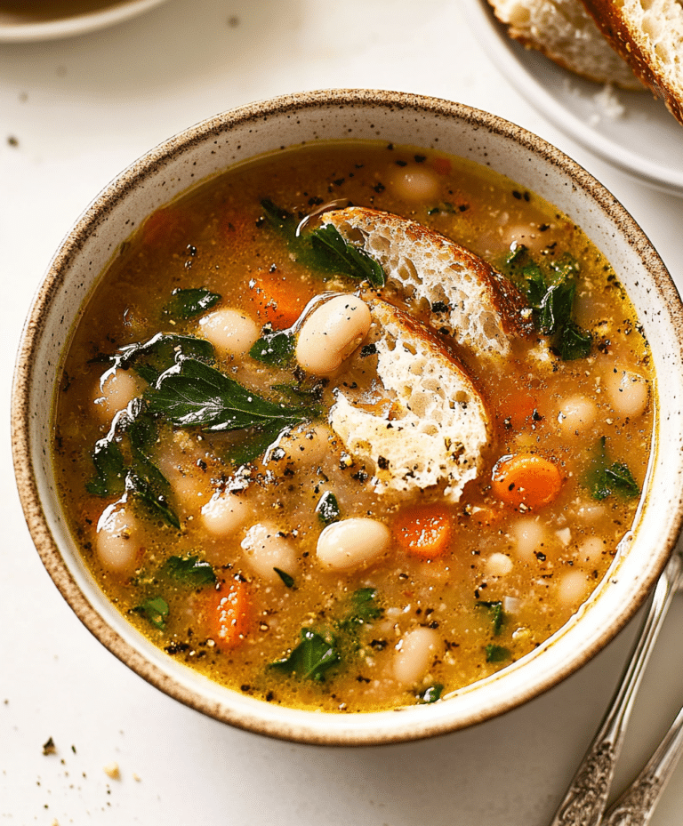 Tuscan White Bean Soup Recipe