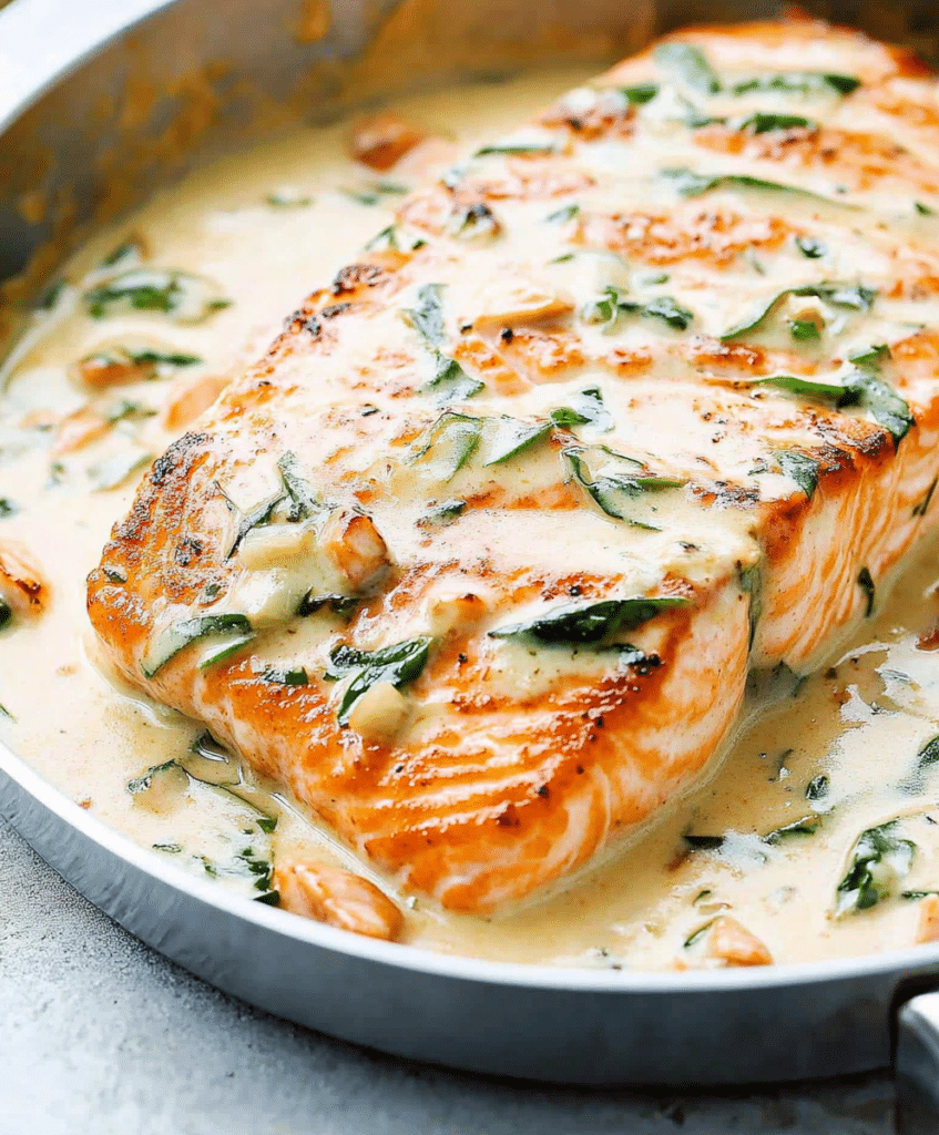 Creamy Garlic Butter Salmon Recipe