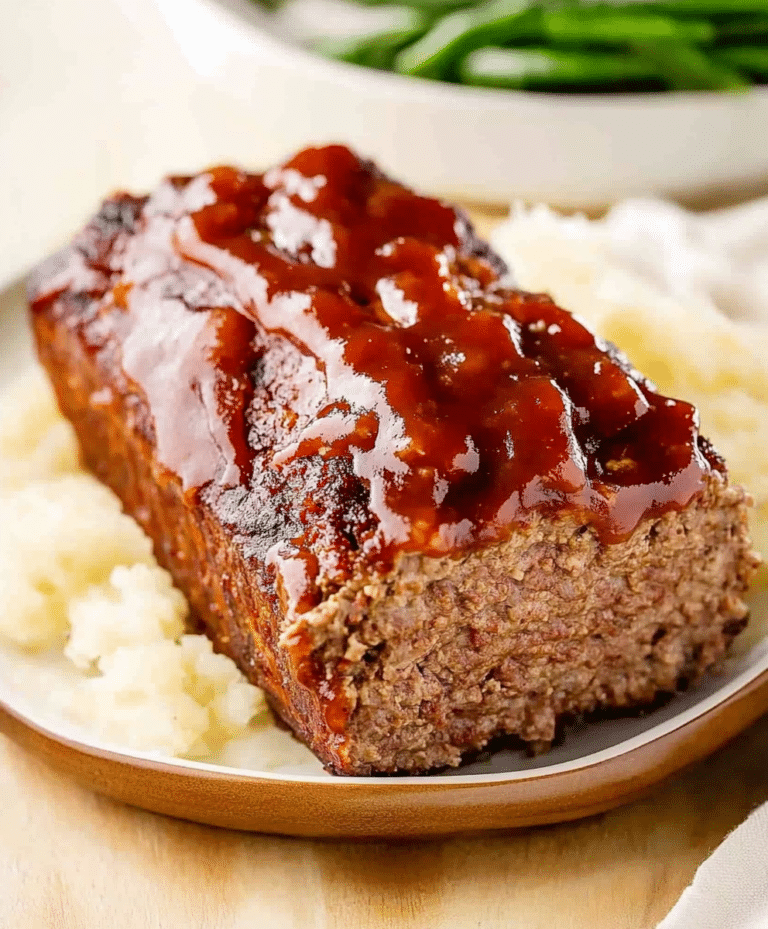 Easy Copycat Cracker Barrel Meatloaf Recipe