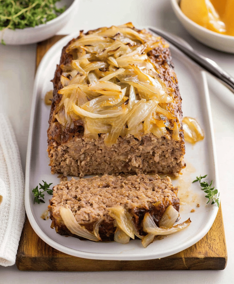 French Onion Meatloaf Recipe