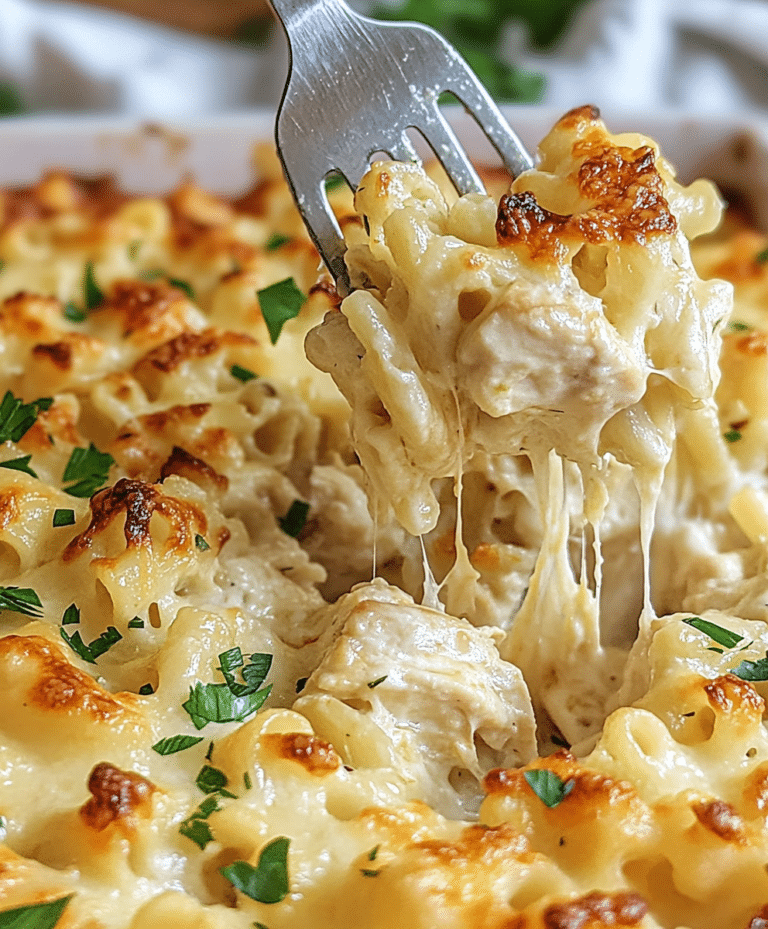 Garlic Parmesan Chicken Pasta Bake Recipe