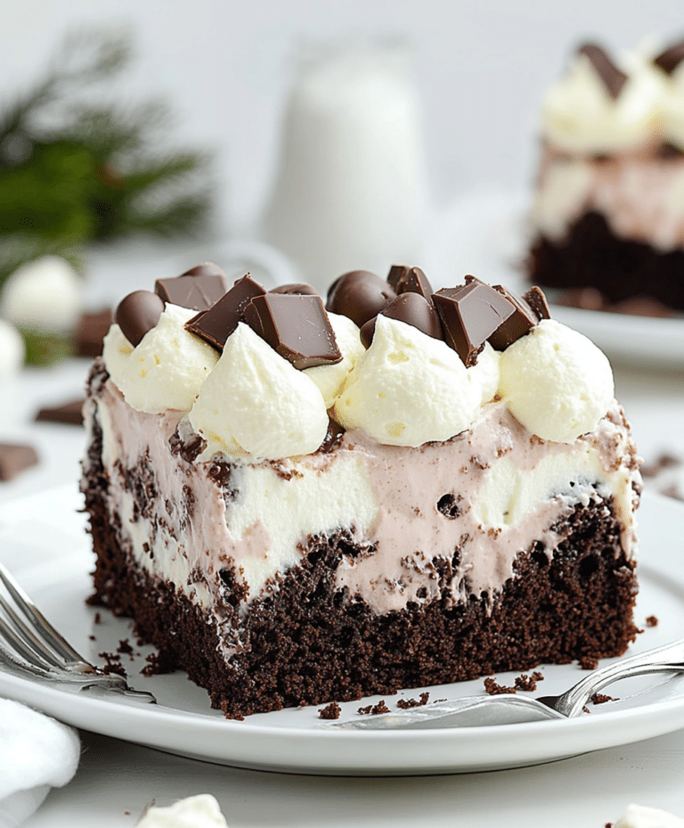 Hot Chocolate Poke Cake Recipe