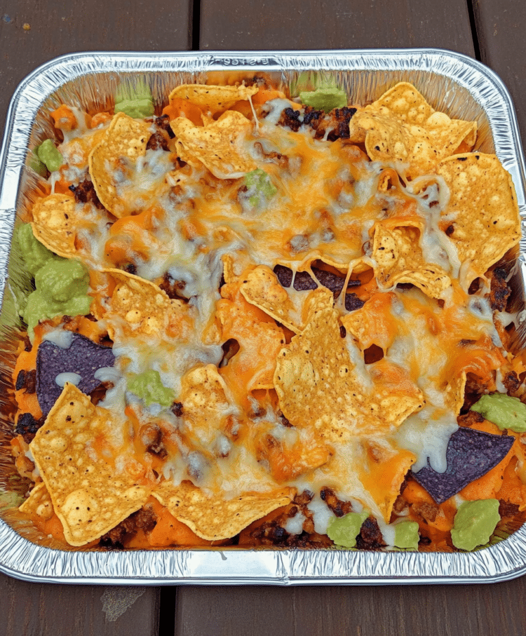 Campfire Grilled Nachos Recipe
