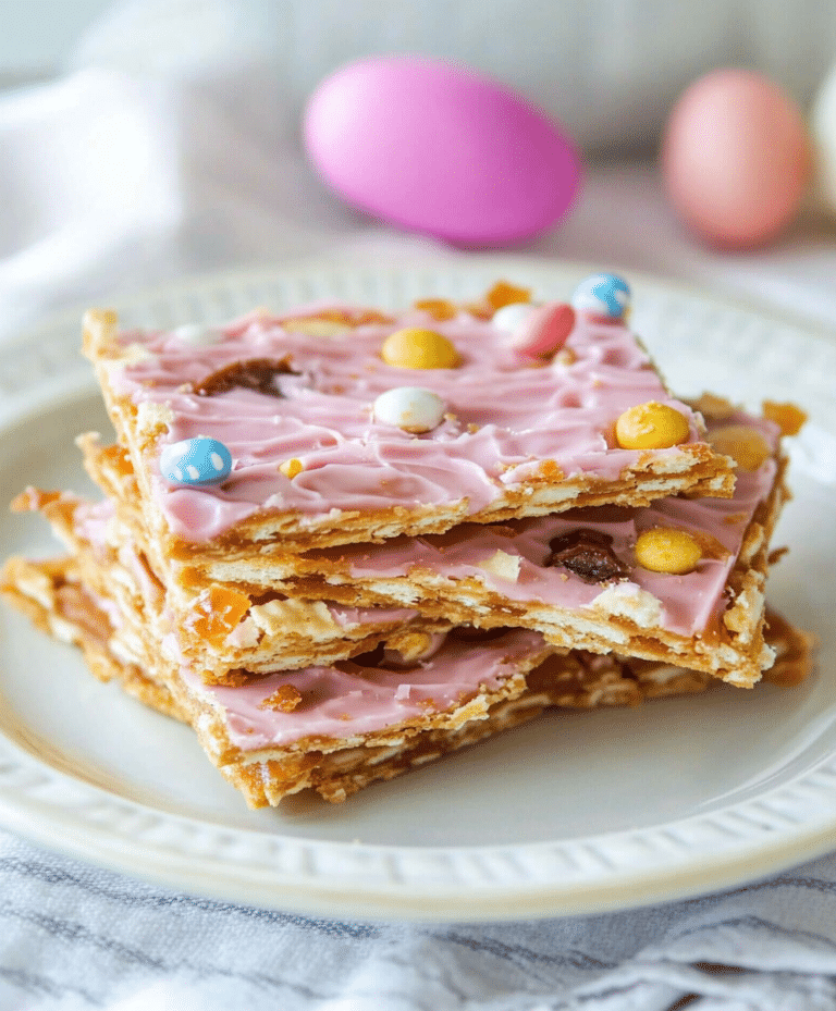 Easter Crack – Easy Saltine Toffee Recipe