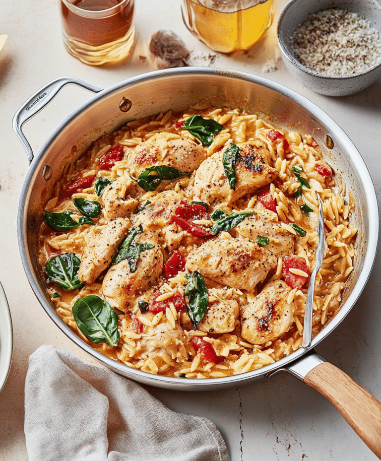 One-pan Marry Me Chicken With Orzo Recipe