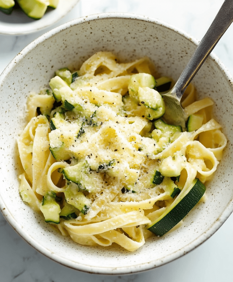 Simple Fresh Zucchini Pasta Sauce Recipe