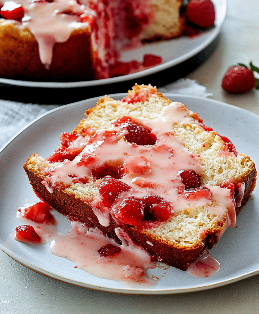 Strawberry Sour Cream Bread Recipe