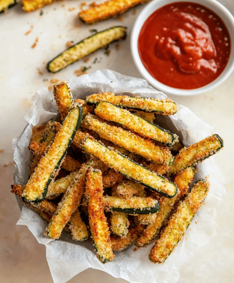 Air Fryer Zucchini Fries Recipe
