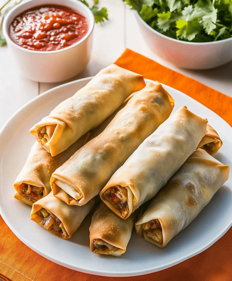 Baked Southwestern Egg Rolls Recipe