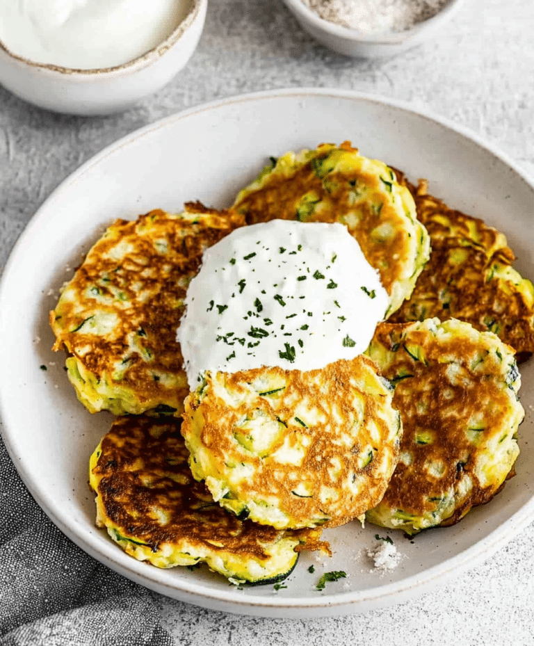 Easy Zucchini Fritters Recipe