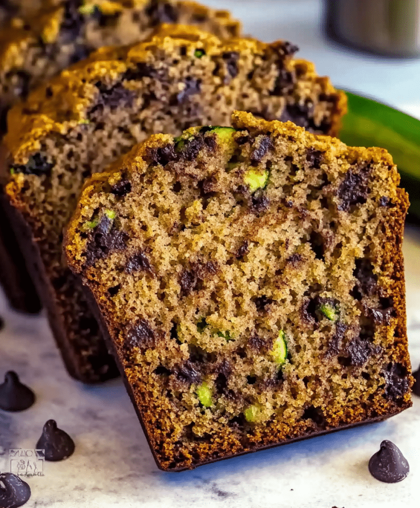 Healthy Chocolate Chip Zucchini Bread Recipe
