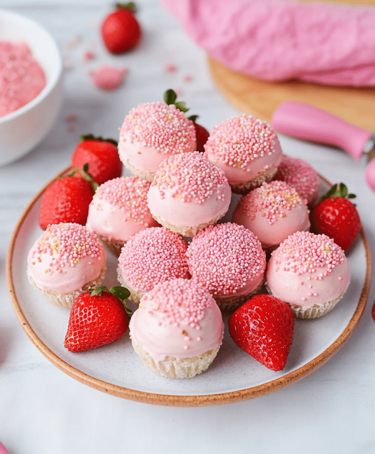 No-bake Strawberry Cheesecake Bites Recipe