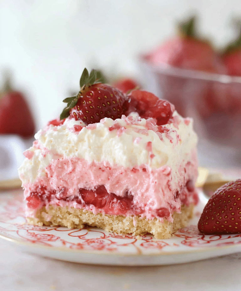 No-bake Strawberry Delight Recipe