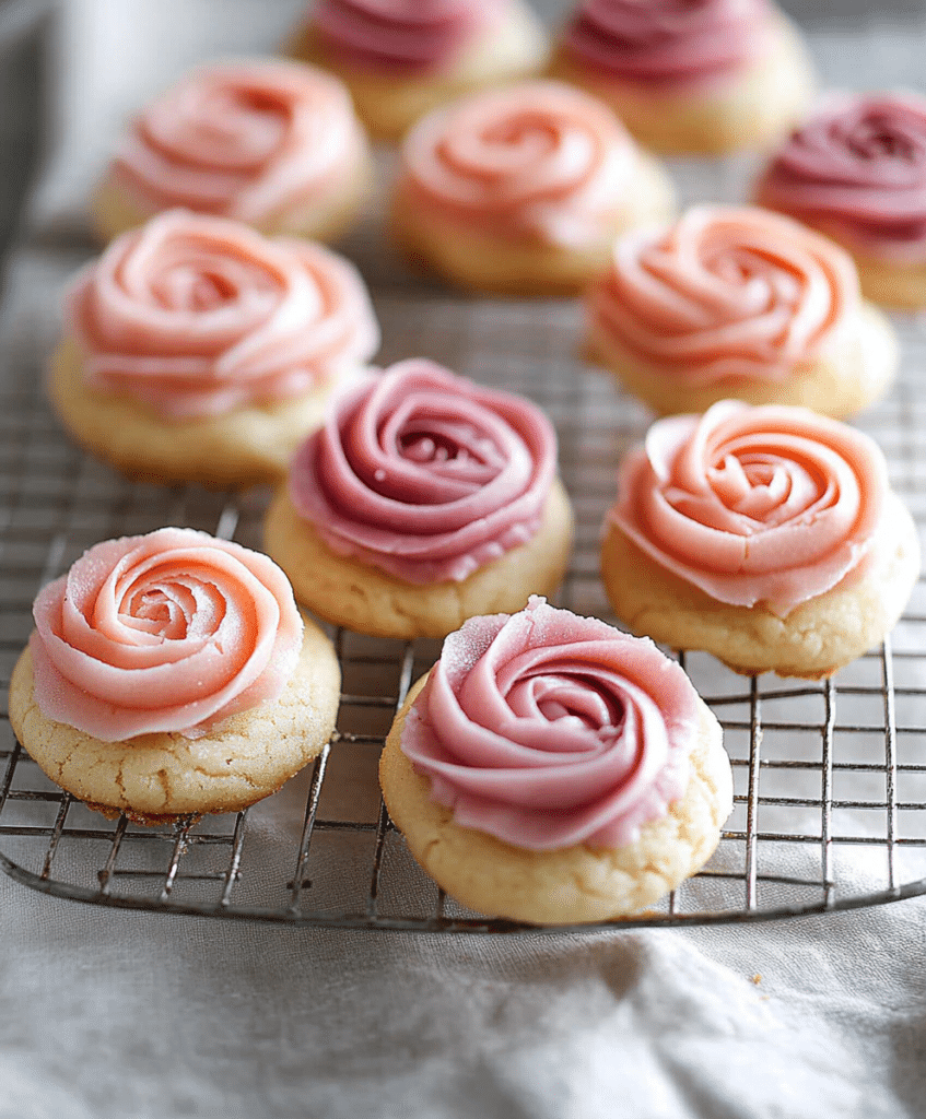 Rose Sugar Cookies Recipe