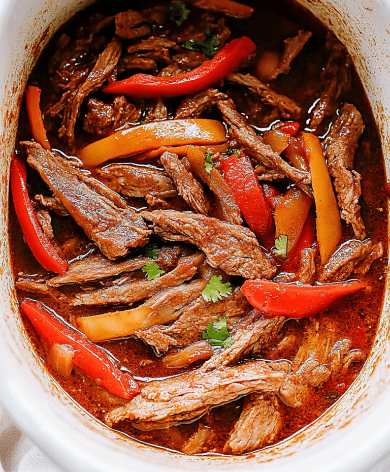 Slow Cooker Beef Fajitas (gluten-free) Recipe