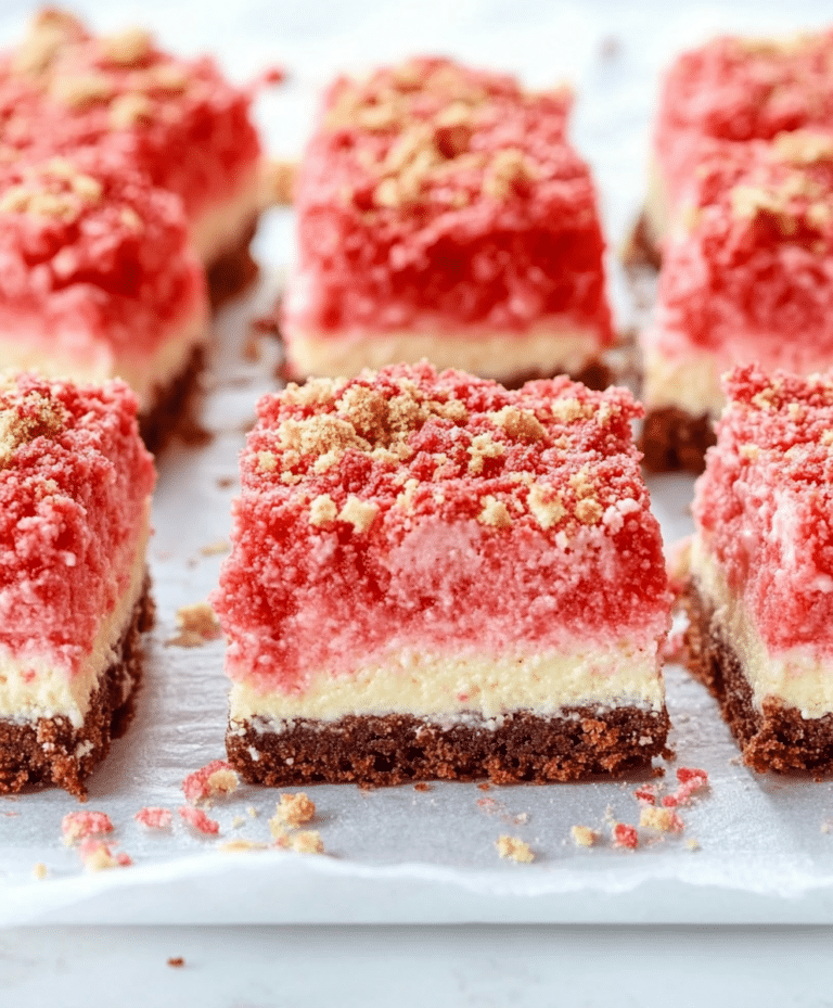 Strawberry Cheesecake Brownies Recipe