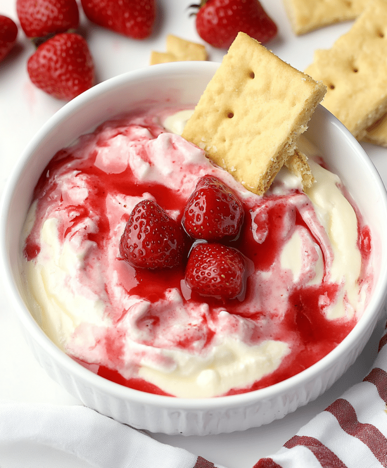 Strawberry Cheesecake Dip Recipe