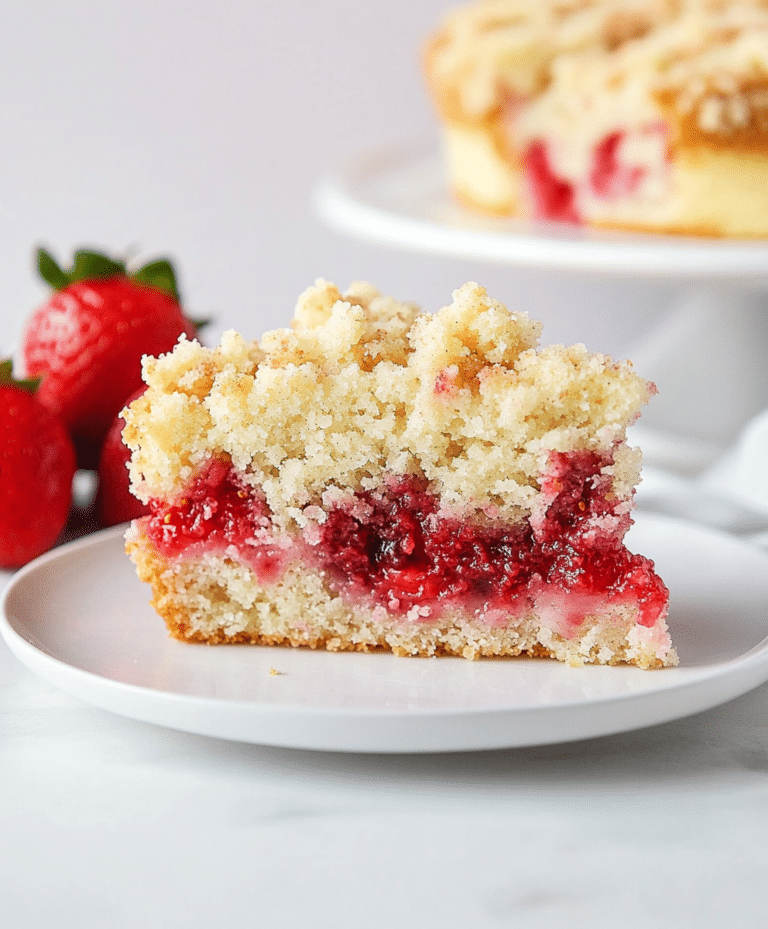 Strawberry Crumb Cake Recipe