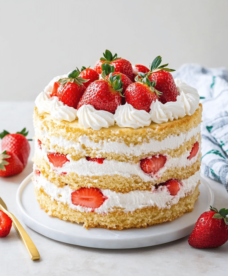 Strawberry Shortcake Cake Recipe