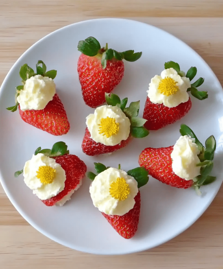 The Best Cheesecake Deviled Strawberries Recipe