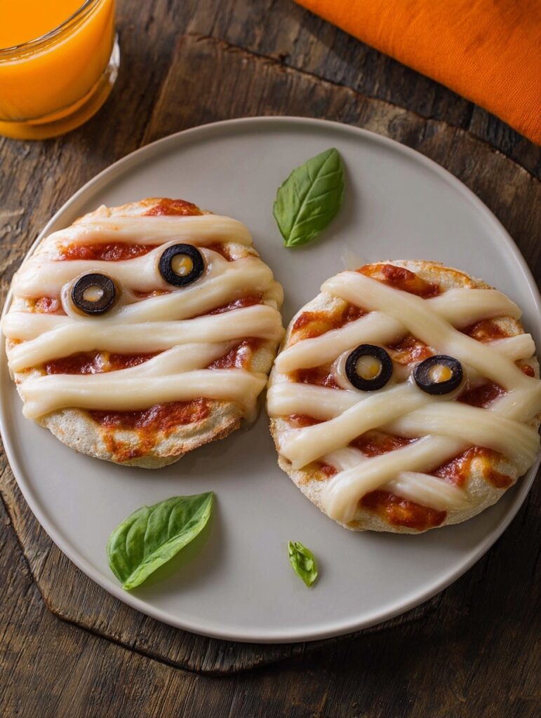 Mummy Mini Pizzas – A Fun and Easy Halloween Dinner