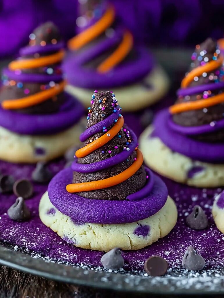 The Best Witch Hat Halloween Cookies (Simple Recipe)