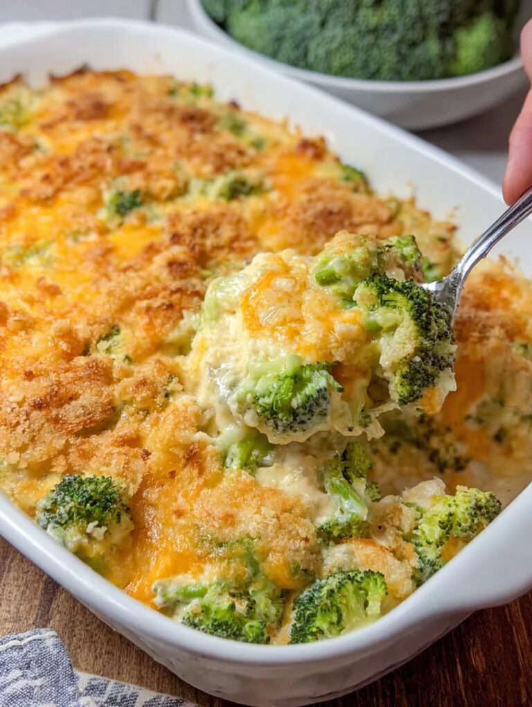 Broccoli Cheese Casserole Recipe for Easy Thanksgiving Side Dish
