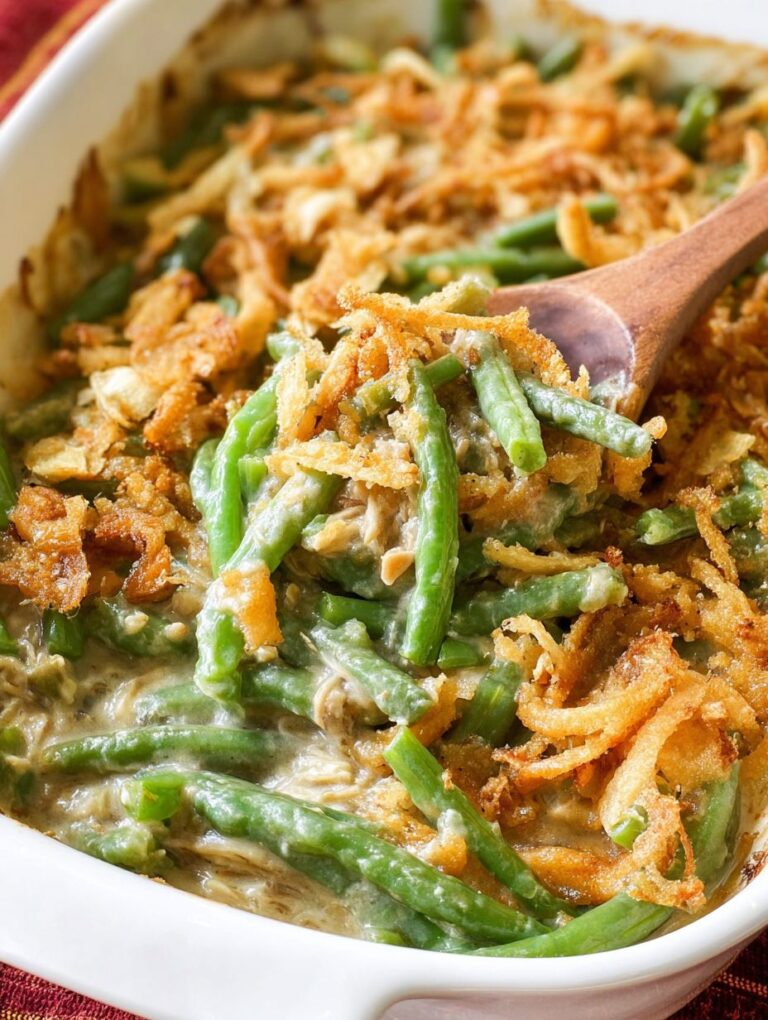 Classic Green Bean Casserole Recipe for Cozy Family Dinners