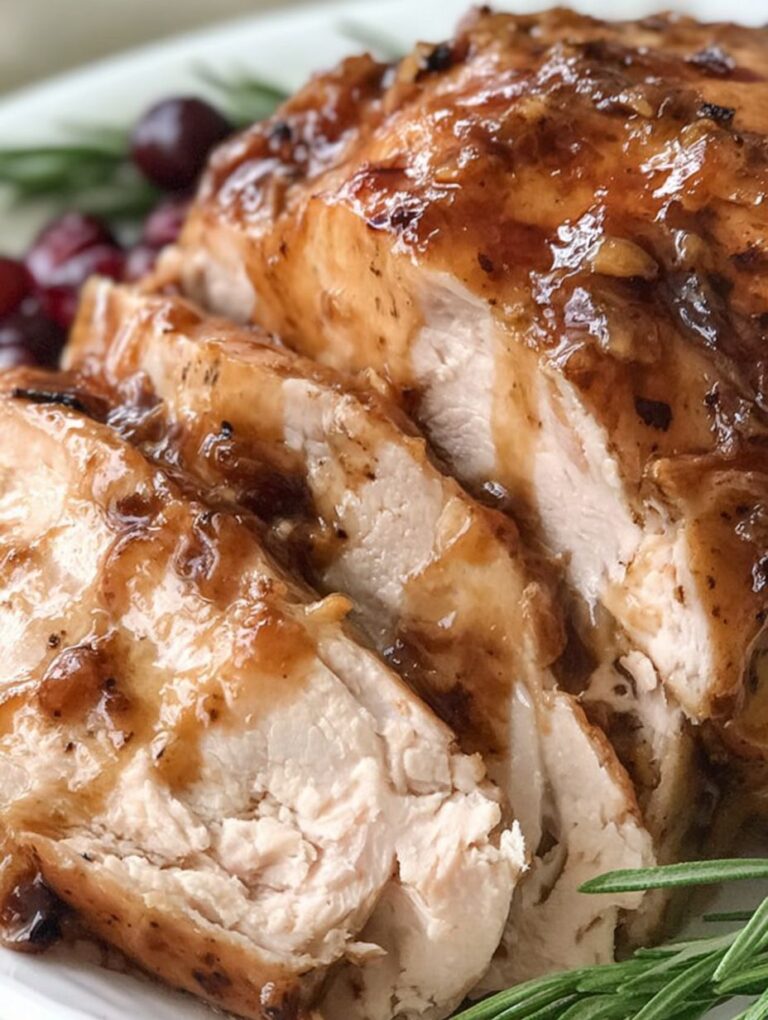 Crock Pot Cranberry Turkey Breast Recipe for Easy Thanksgiving