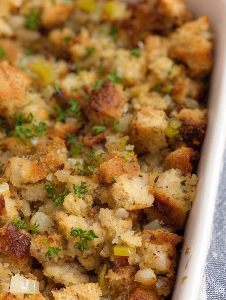 Cozy Grandma’s Thanksgiving Stuffing Recipe for Family Gatherings