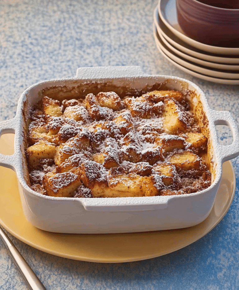French Toast Casserole Recipe